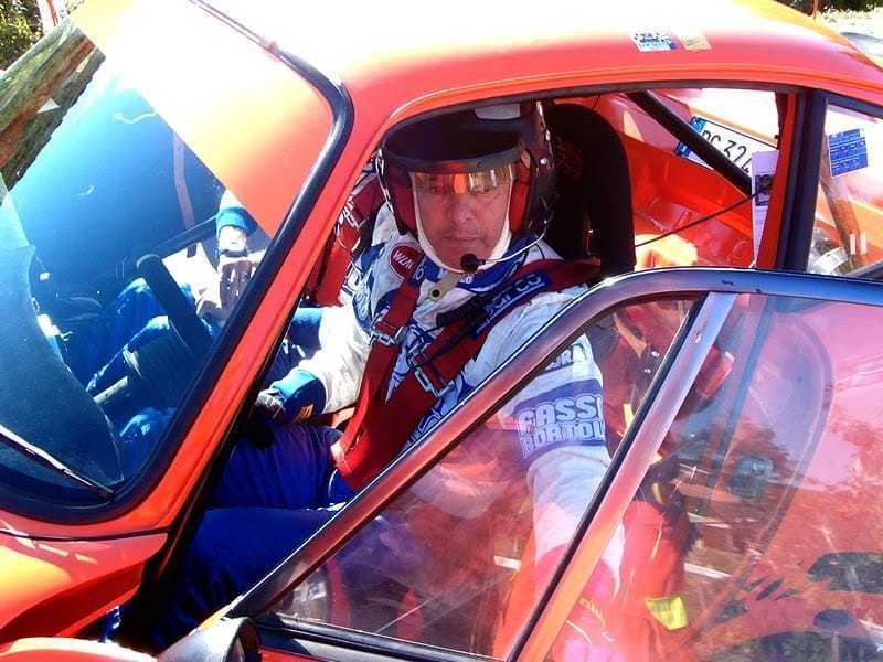 Gianfranco Cunico nel Campionato Italiano Rally Autostoriche con la Porsche 911