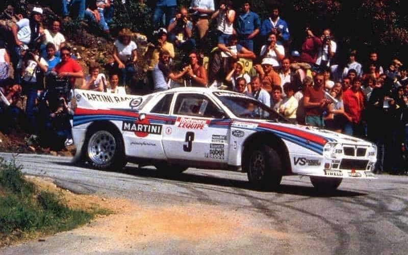 Markku Alén con la Lancia Rally 037