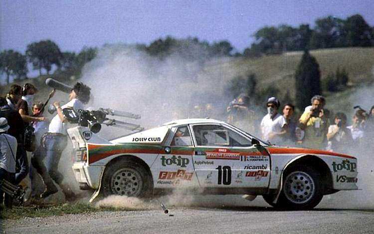 Adartico Vudafieri al Rally Sanremo 1983