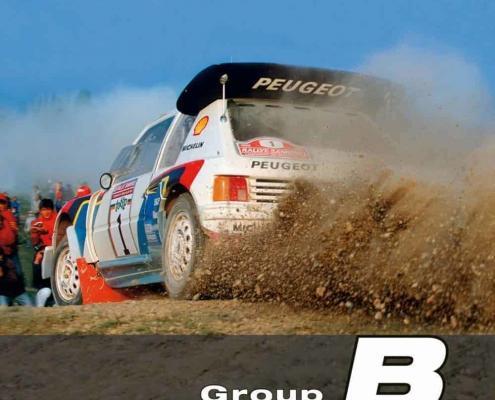 La copertina della seconda edizione del libro di McKlein dedicato alle vetture rally Gruppo B