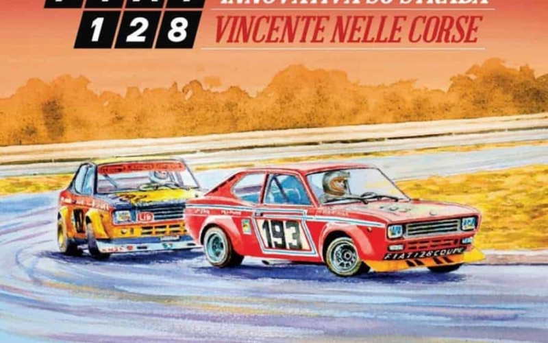 La copertina del libro di Francesco Panarotto dedicato alla Fiat 128