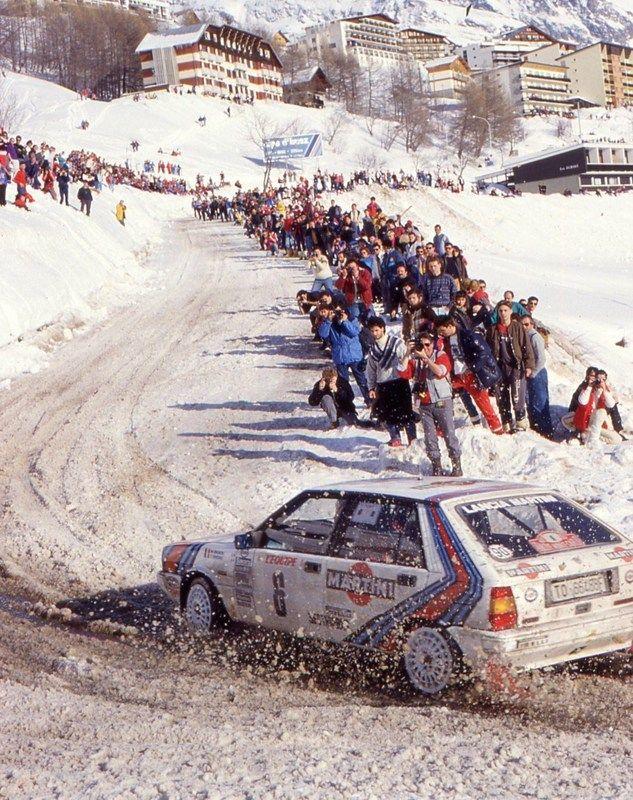 Miki Biasion e Tiziano Siviero al Rally MonteCarlo 1987