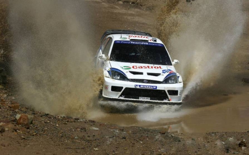 Markko Martin e Michael Park al Rally Mexico 2004