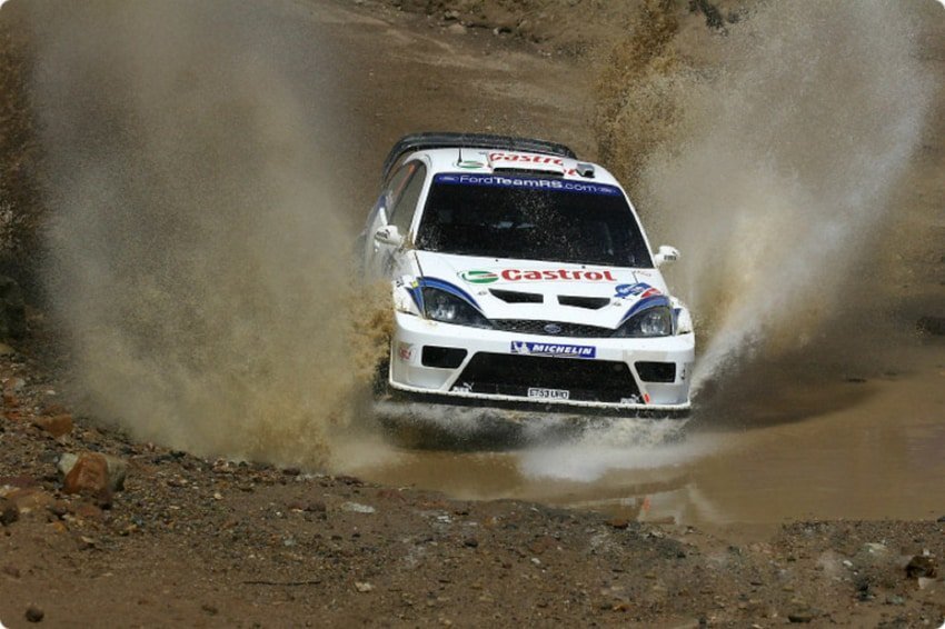 Markko Martin e Michael Park al Rally Mexico 2004