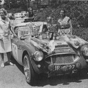 La Moss e la Wisdom all'Alpine Rally 1960