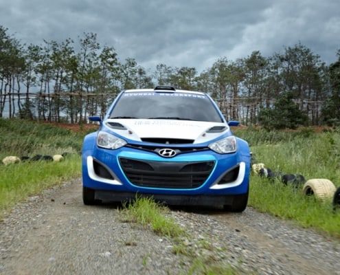 La prima versione della Hyundai i20 WRC
