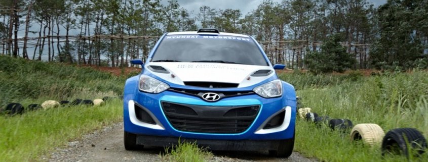 La prima versione della Hyundai i20 WRC
