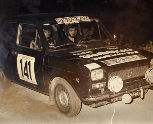 Carlo Ghielmi e Mauro Nosotti al Rally Valli Ossolane 1976