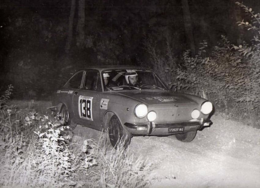 Carlo Nicolazzi ed Egidio Colzani al Rally Valli Ossolane 1976