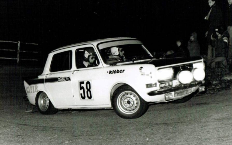 Massimo Mortarino al Rally 111 Minuti 1978