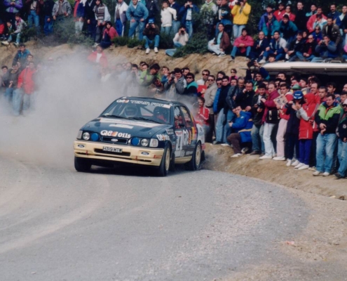 francois delecour rally di catalogna 1991 foto espinya