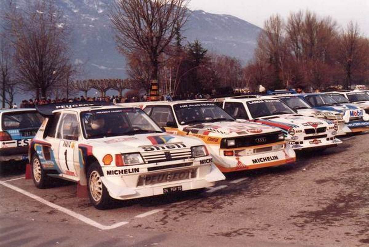 Parco chiuso Rallye MonteCarlo 1986