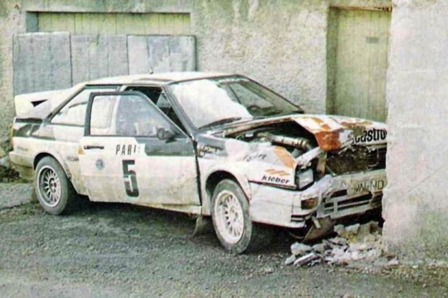 Audi quattro Michele Mouton Monte 1982