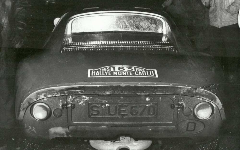 Böhringerr-Wütherich, Porsche 904 GTS, Rally MonteCarlo 1965