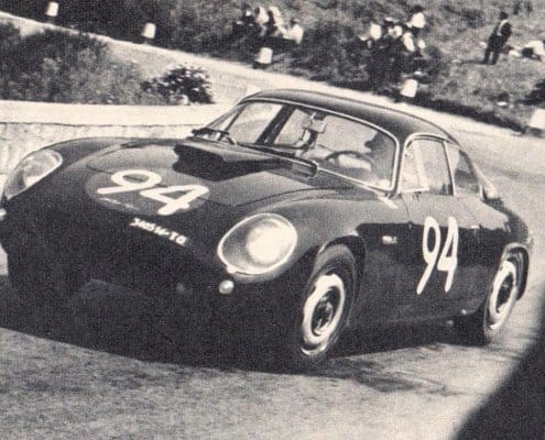 Franco Patria con la Flaminia Zagato al Targa Florio 1963