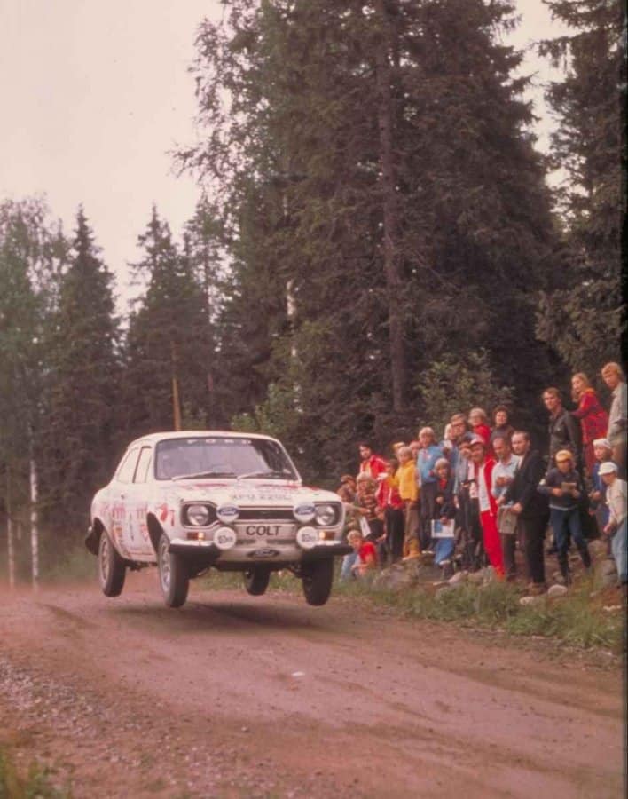 Mikkola e la Escort non perdonano al 1000 Laghi 1974