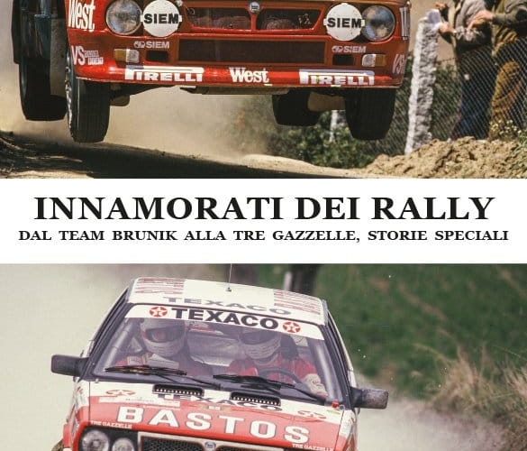 La sovracopertina del libro Innamorati dei Rally di Sergio Remondino