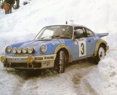 Jean-Pierre Nicolas con la Porsche 911 al Monte