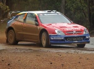 Al Rally di Australia 2004 Loeb in fuga su Rovanpera e Duval