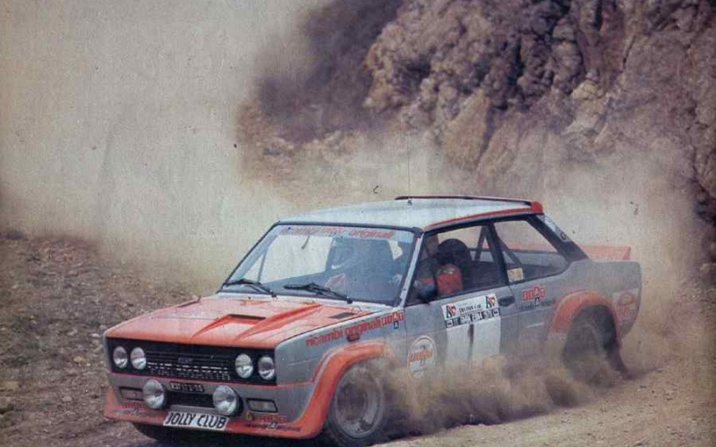 Maurizio Verini e Mario Mannucci al Rally Elba 1978