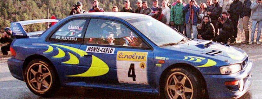 Piero Liatti e Fabrizia Pons al Rally di MonteCarlo 1997