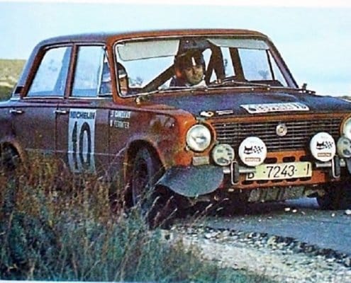 Una immagine di repertorio del Rally Race 1972 al quale avrebbe dovuto partecipare Ciupa