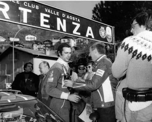 Sandro Munari si aggiudica il Rally Valle d'Aosta 1977