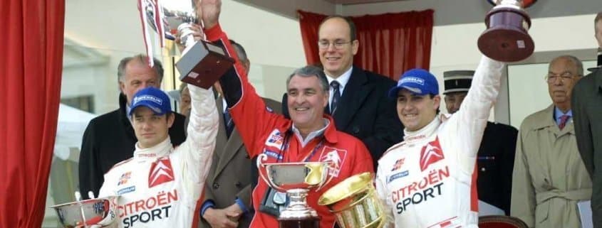 Sebastien Loeb e Daniel Elena al Rally-MonteCarlo 2002
