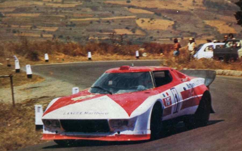 Targa Florio 1974: Ballestrieri-Larrousse sul prototipo Lancia Stratos Marlboro