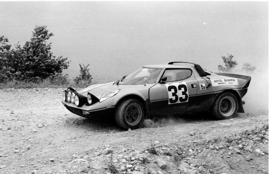 Giovanni Alberti al Rally 4 Regioni 1976
