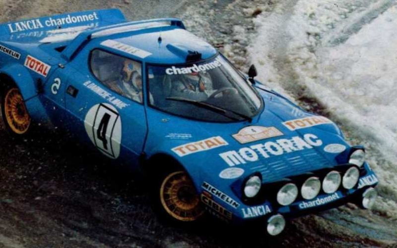Bernard Darniche con la Lancia Stratos HF