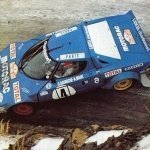 Bernard Darniche sulla Lancia Stratos HF al Rally di MonteCarlo 1979